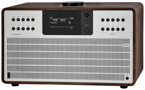 Revo SuperCD Tischradio DAB+, UKW DAB+, UKW, CD, DLNA, Bluetooth® Inkl. Fernbedienung, Weckfunktion von Revo