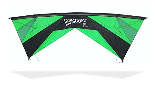 Revolution Kites EXP Grn/Blk Vsrv00116 Drachen Reflex Experience, Grün/Schwarz, one Size von Revolution Kites