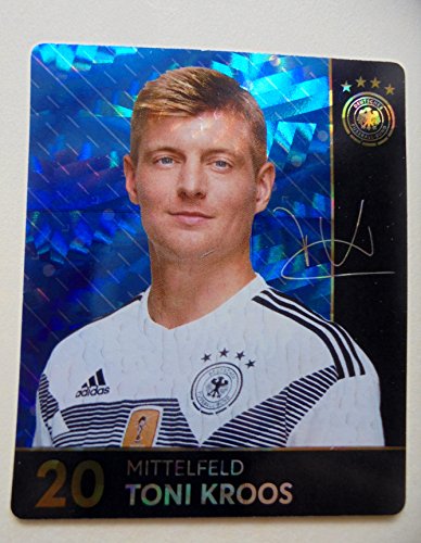 Rewe 2018 WM DFB Russland - Glitzer Einzelkarten Sammelkarten Komplettset (GLITZER KARTE NUMMER 20 - TONI KROOS) von Rewe