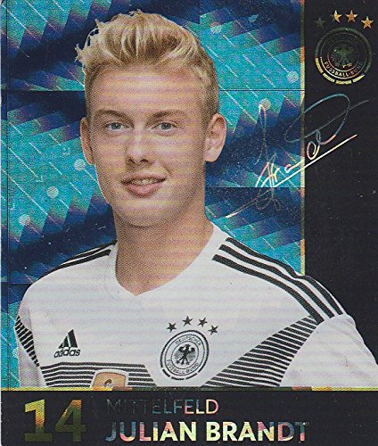 Rewe DFB Sammelkarten WM 2018 Nr.14 Julian Brandt Glitzer von Rewe