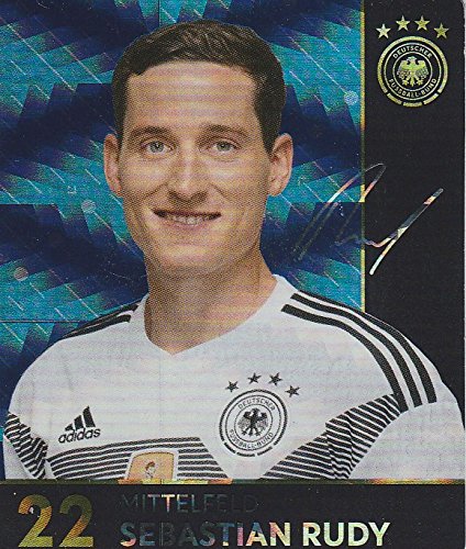 Rewe DFB Sammelkarten WM 2018 Nr.22 Sebastian Rudy Glitzer von Rewe