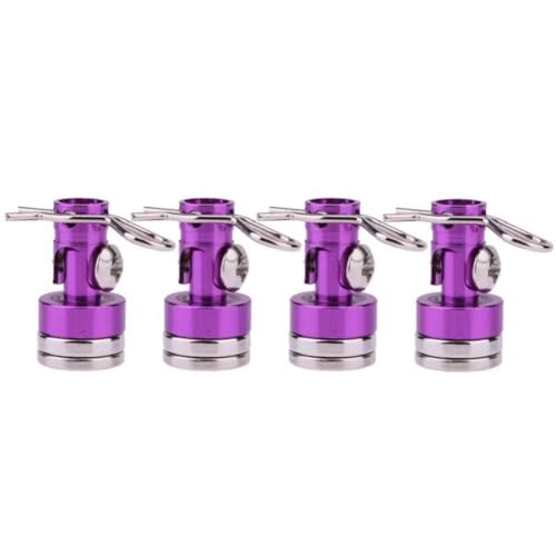 Reykentu Violettes magnetisches Metallgehäuse für Autosäulen RC Car Shell Säule für 1/10 Axial SCX10 TRX4 D90 Redcat von Reykentu