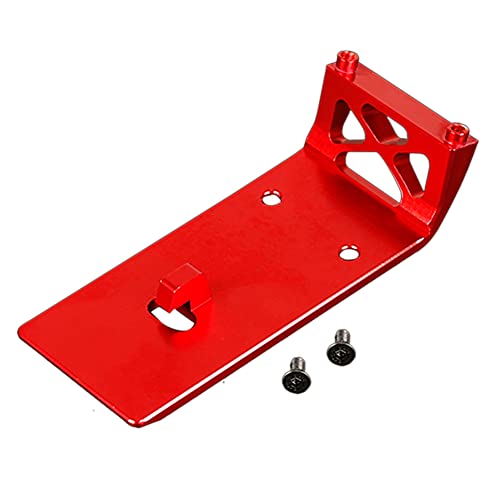 Rfeeuubft Frontschutzplatte aus CNC-Metall für 1/5 BAHA ROVAN KM Baja 5B 5T 5SC RC Auto Spielzeugteile, Rot von Rfeeuubft