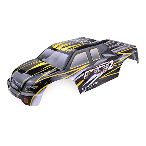 Rfeeuubft Für ZD 9116 08427 1/8 2.4G 4WD Brushless RC Car Grey Color Body Shell Ersatzteile von Rfeeuubft