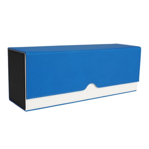 Rfeeuubft Magnetischer Karten-Organizer mit Saugnapf, Sammelkarten-Deck-Box-Halter, Sammelspielhülle, Wiederverwendbar, Langlebig, Blau von Rfeeuubft