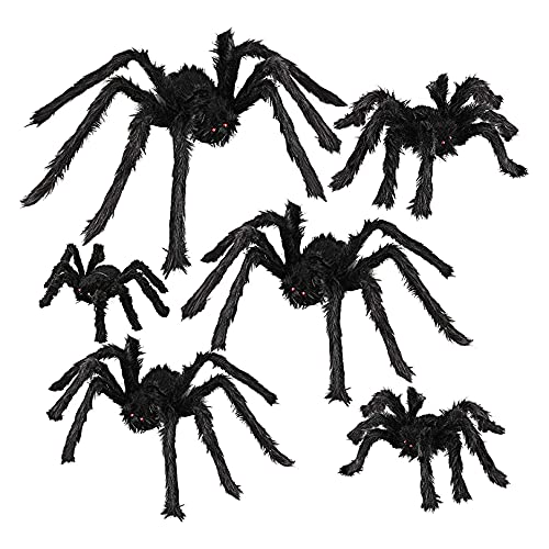 Rfeeuubft Spider Decor Realistische Haarige Spinnen Set für Outdoor Rasen Garten Dekoration Haus Prop von Rfeeuubft