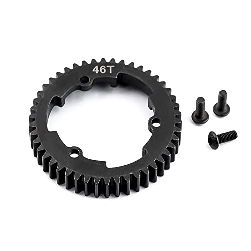 Rfeeuubft Steel Metal 46T Gear 6447X for 1/5 1/7 XO-1 1/10 E - 2.0 VXL New RC Car Upgrades Parts von Rfeeuubft