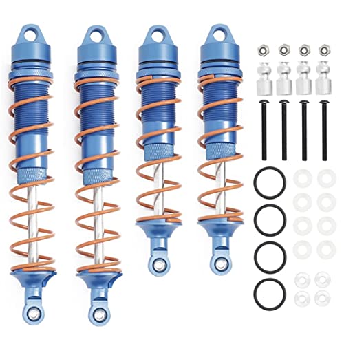 Rfeeuubft Stoßdämpfer für Vorder- und Rückseite, 4 Stück, für Arrma 1/8 Kraton Outcast Notorious 1/7 Mojave RC Car Upgrade Parts, 2 von Rfeeuubft