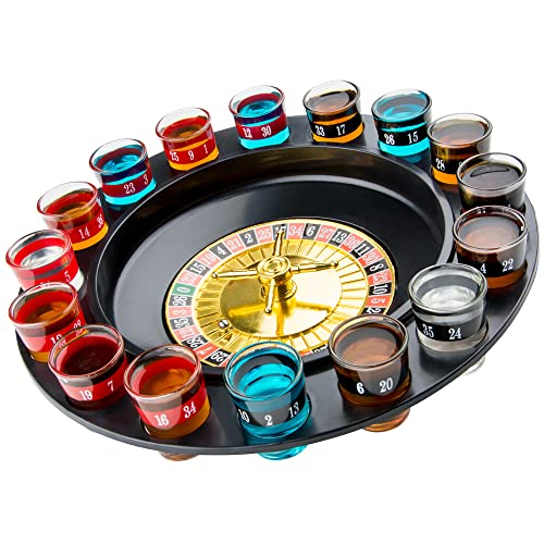 33 cm Roulette Spin and Shot Spiel von Rhode Island Novelty