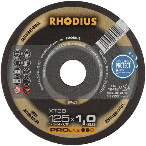 Rhodius XT38 205701 Trennscheibe gerade 180mm 1 St. Edelstahl, Stahl von Rhodius