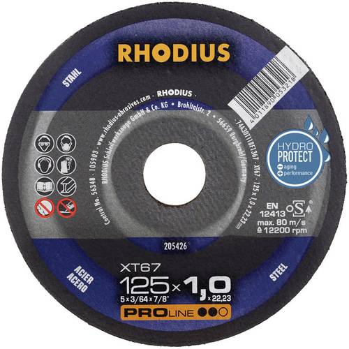 Rhodius XT67 205710 Trennscheibe gerade 180mm Stahl von Rhodius