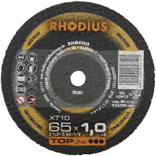 Rhodius XT10 MINI 206803 Trennscheibe gerade 75mm Edelstahl, Stahl von Rhodius