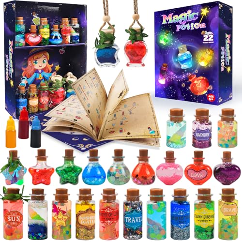 Rhybor Magic Mix Wizard Potion Bottles Zaubertrank Spielzeug für Mädchen ab 6 Jahre/Kreatives und Coole Sachen für Teenager Mädchen/Perfekte Mädchen Geschenke 6-11 Jahre von Rhybor