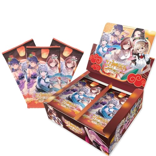 Waifu Card Booster Goddess Story 150PCS Booster Box Goddess Story TCG CCG Card Anime Girls Trading Cards 1Yuan Package Series (1-8) von RiTeDei