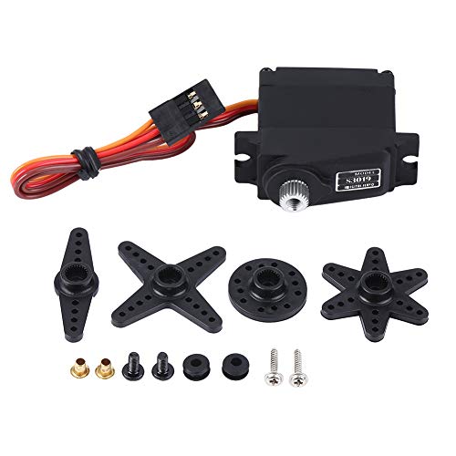 RiToEasysports 17g Digital Metal Gear Servo Set, Digital Gear Servo mit Servoarm für WPL1625 RC Remote Control Truck von RiToEasysports