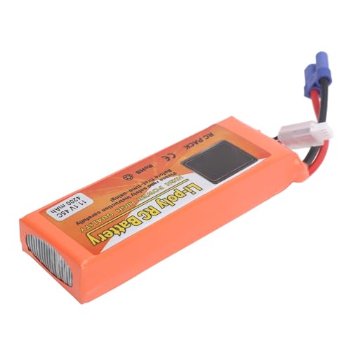 4200 MAh 11,1 V Lithium-Batterie für RC-Flugzeuge, Leicht, Hohe Leistung, Wiederaufladbar mit EC5-Stecker für Quadcopter, Bürstenlose Segelflugzeuge, Boote von RiToEasysports