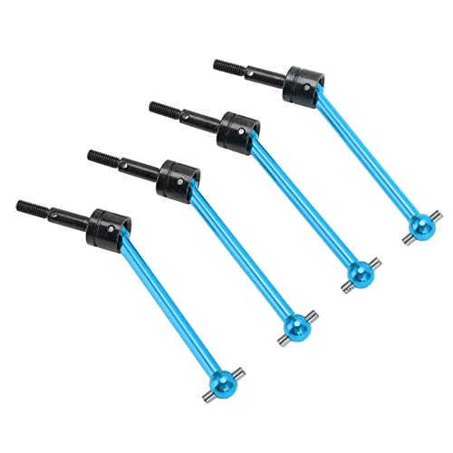 RiToEasysports Übertragungswelle für RC-Autos, 4 Stück, CVD-Antriebswelle für RC-Autos, kompatibel mit TT02B 1/10 RC Auto (blau) von RiToEasysports