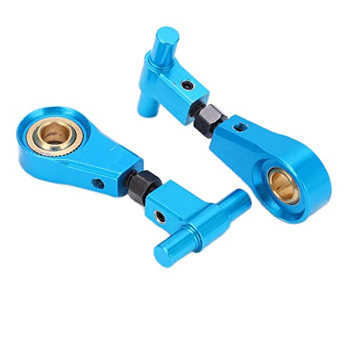 Aluminiumlegierung Vordere Oberarme RC Auto Querlenker Upgrade Teile Kompatibel mit TT02 1/10 RC Auto(Blau) Zubehör Für Modellautos Modellspielzeug von RiToEasysports