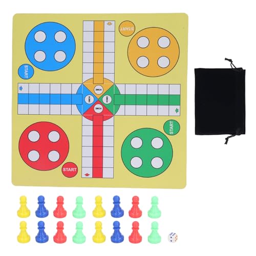 Fliegendes Schach-Gamepad, Faltbares, Magnetisches, Tragbares Brettspielset mit Weicher Aufbewahrungstasche, Geeignet für Familientreffen und Andere Anlässe von RiToEasysports