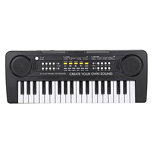 Kids Keyboard Klavier, 37 Tasten USB Simulationsmusikinstrument P dagogisches Kids Digitalmusik Klavier Lernspielzeug (BF-420) von RiToEasysports