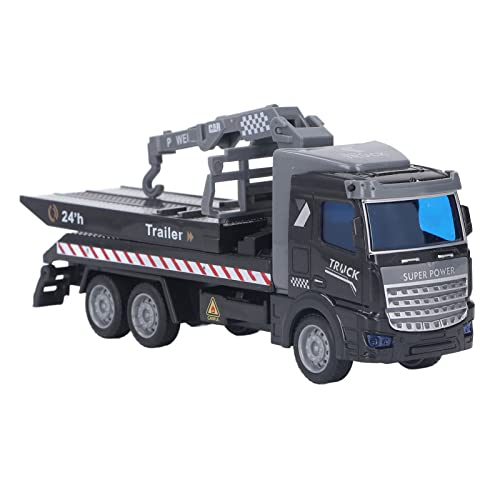 Maßstab 1:48 Pull Back Push Car Spielzeug, Leichtes Mehrzweck-ABS-Transportfahrzeugmodell Geschenke Pull Back Crane(Flachkopf) von RiToEasysports