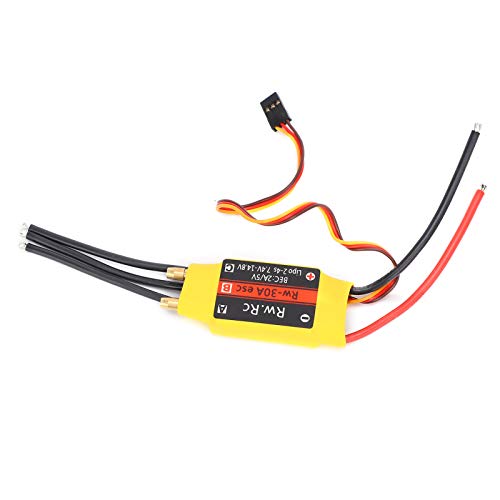 RC Boot ESC, 30A Wasserdichter Bürstenloser ESC Elektrischer Geschwindigkeitsregler ESC für RC Bootsmodell für Modellschiff RC Boa von RiToEasysports