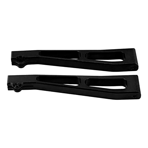 RC Car Front Upper Swing Arms, 2 Stück Aluminiumlegierung Front Upper Suspension Arms Ersatz für JLB 1/10 RC Car Truck Series Zubehör(Schwarz) von RiToEasysports