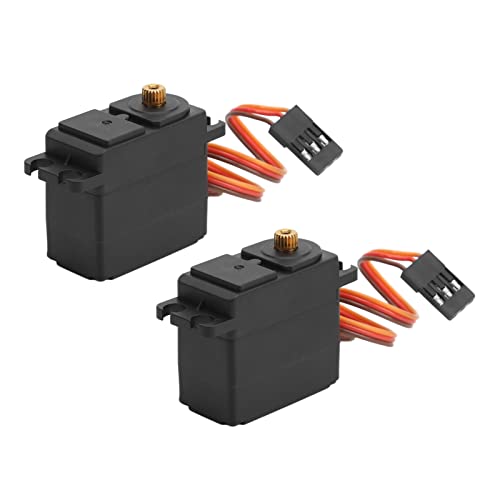 RiToEasysports 2 Stücke RC Lenkgetriebe Servo Wasserdicht Digital Standard 2,2 KG RC Auto Servo für 1/12 1/16 Ferngesteuerte Autos RiToEasysports 2 Stücke RC Lenkgetriebe Servo Wasserdicht Digital Standard 2,2 KG RC Auto Servo für 1/12 1/16 Ferngesteuerte Autos von RiToEasysports