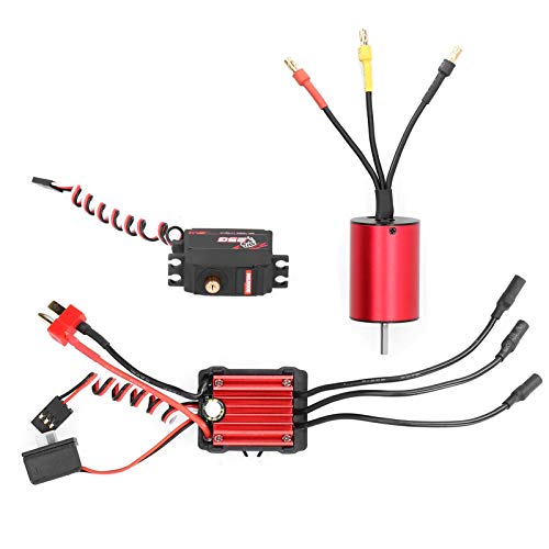 RiToEasysports 3600 KV Bürstenloser Motor, 35A ESC, Metal Gear Servo für 1:14 1:12 RC -Auto, Wasserdicht, Hohe Effizienz, Hohe Drehmoment, Hochgeschwindigkeitslager mit CNC -Aluminiumkonstruktion, RiToEasysports 3600 KV Bürstenloser Motor, 35A ESC, Metal Gear Servo für 1:14 1:12 RC -Auto, Wasserdicht, Hohe Effizienz, Hohe Drehmoment, Hochgeschwindigkeitslager mit CNC -Aluminiumkonstruktion, von RiToEasysports