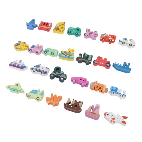 RiToEasysports 3D -Verkehrsbrief -Matching Game Holz Alphabet Verkehrsrätsel, Passendes Spiel mit Cartoon Fahrzeugen, Massivholz Lernspielzeug für Vorschulalter Im Alter von 3,4,5,6,7,8, Interactive RiToEasysports 3D -Verkehrsbrief -Matching Game Holz Alphabet Verkehrsrätsel, Passendes Spiel mit Cartoon Fahrzeugen, Massivholz Lernspielzeug für Vorschulalter Im Alter von 3,4,5,6,7,8, Interactive von RiToEasysports