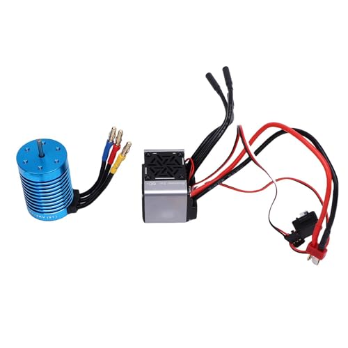 RiToEasysports 4370 KV Bürstenloser Motor, Hohe Leistung, Einfache Installation, Präzisions-Balanced-Rotor für Zuverlässigkeit mit Vielseitiger Kompatibilität für 1/10 RC-Auto, Eingestellt für Kurze RiToEasysports 4370 KV Bürstenloser Motor, Hohe Leistung, Einfache Installation, Präzisions-Balanced-Rotor für Zuverlässigkeit mit Vielseitiger Kompatibilität für 1/10 RC-Auto, Eingestellt für Kurze von RiToEasysports