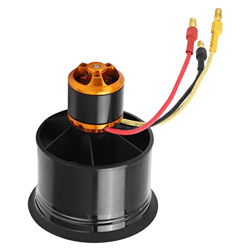 RiToEasysports 50 Mm EDF 12 Flügel Impeller mit QF26115000KV 34S RC Brushless Motor Balance Getestet für RC Flugzeug (CW) Modellspielzeug von RiToEasysports