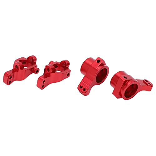 RiToEasysports C-Sitz aus Aluminiumlegierung, Upgrade-Teile für Hinterachsschalenblock C-Nabenträger für 1/10 LOSI 22S SCT Short Course Truck (Rot) von RiToEasysports