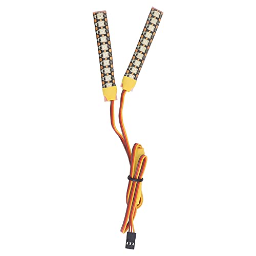 RiToEasysports Fernbedienung Auto LED Lichter 20 Modi Sieben Farben RC Auto LED Lichtleiste für 1/10 RC Fernbedienung Auto Modellspielzeug von RiToEasysports