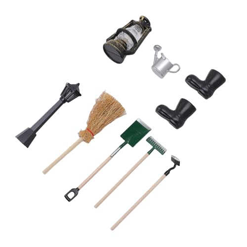 RiToEasysports Dollhouse Miniature Farm Tools, Modelldekoration mit Authentischem Design, Exquisit und Lebendig, Mehrere Verwendungszwecke, Geeignet für BJD und Dollhouse Decoration RiToEasysports Dollhouse Miniature Farm Tools, Modelldekoration mit Authentischem Design, Exquisit und Lebendig, Mehrere Verwendungszwecke, Geeignet für BJD und Dollhouse Decoration von RiToEasysports