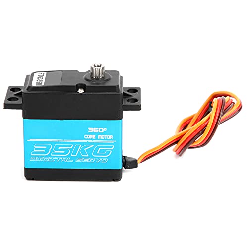 RiToEasysports FT6335M 35KG Digital Servo Metallgetriebe Wasserdichtes Digital Servo mit Servo Armen für 1/8 1/10 RC Auto Flugzeug Schiffsroboter Zubehör Für Modellautos Modellspielzeug von RiToEasysports