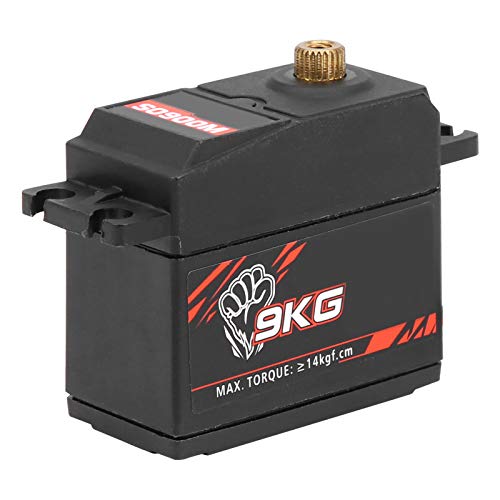 RiToEasysports Gear Servo Replacement, S0900M 9KG Metal Gear Digital Servo für 1:8 1:10 Hochgeschwindigkeits-Auto-Starrflügelflugzeuge von RiToEasysports