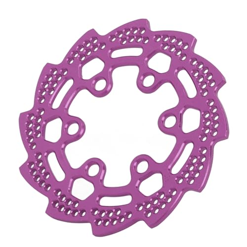 RiToEasysports Hintere Bremsscheibe, Aluminiumlegierung RC Motorrad Hinterradbremse für LOSI 1:4 Promoto MX Motorrad Dirtbike Upgrade-Teile (Purple) von RiToEasysports