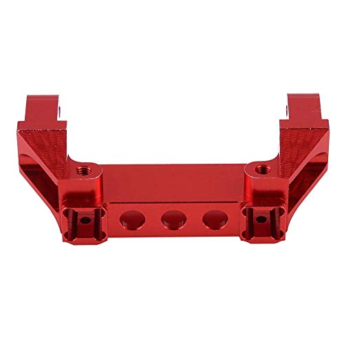 RiToEasysports Hintere Servo-Stoßstangenhalterung, Hintere Stoßstangenhalterung aus Aluminiumlegierung, Geeignet für RC Crawler Car (F8237R rot) von RiToEasysports