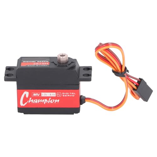 RiToEasysports Hochmoment Digitales Metallgetriebe RC -Servomotor, Aluminiumlegierung Plastik -Upgrade Teile mit 4 Servoarmen, für DIY RC Flugzeughubschrauber Auto Roboter, Alumin RiToEasysports Hochmoment Digitales Metallgetriebe RC -Servomotor, Aluminiumlegierung Plastik -Upgrade Teile mit 4 Servoarmen, für DIY RC Flugzeughubschrauber Auto Roboter, Alumin von RiToEasysports