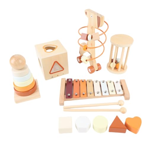 RiToEasysports Hölzerne Percussion -Musik -Set, Aufmerksamkeit mit Einzigartigen Designs, Verbesserung des Musiklernens für, Hergestellt aus Premiumholz, Bildungsspielzeug, das Frühe Musikkonzepte RiToEasysports Hölzerne Percussion -Musik -Set, Aufmerksamkeit mit Einzigartigen Designs, Verbesserung des Musiklernens für, Hergestellt aus Premiumholz, Bildungsspielzeug, das Frühe Musikkonzepte von RiToEasysports