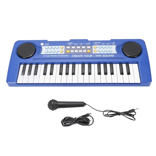 RiToEasysports Kids Keyboard Piano, 37 Tasten Tragbare Elektrische Tastatur Klavier 8 Töne 8 Rhythmen 6 Demo -Songs Elektronisches Tastatur Kit für Anfänger Kinder von RiToEasysports