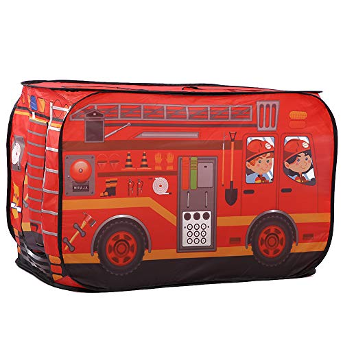 RiToEasysports Kinderzelt, Eiswagen, Polizist, Bus, Kinderzelt, Faltbar, Feuerwehrwagen, Spielhaus(Feuerwehrauto) Frühschulpuzzlespielzeug Kinderspielzeug von RiToEasysports