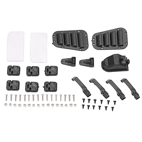 RiToEasysports Kunststoff-Autotürscharniere-Griff-Set, Dekoratives Zubehör für T4 1/10 RC-Fahrzeug von RiToEasysports