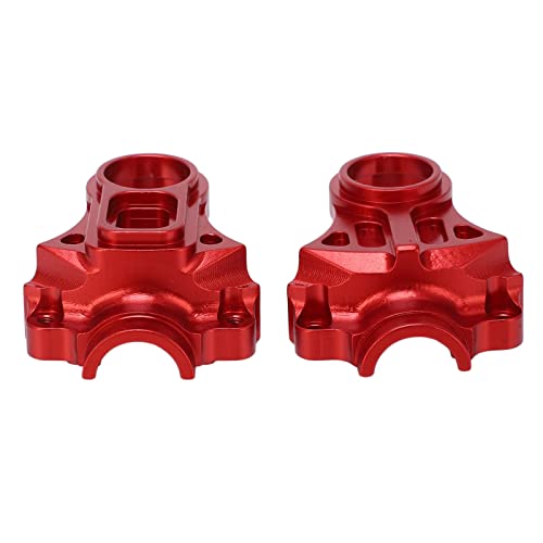 RiToEasysports RC Differential Yoke Set, Aluminiumlegierung Metall Differential Yoke Set für ARRMA Granite 1/10 RC Auto Ferngesteuertes Auto Upgrade Teile Zubehör(rot) Automodellzubehör von RiToEasysports