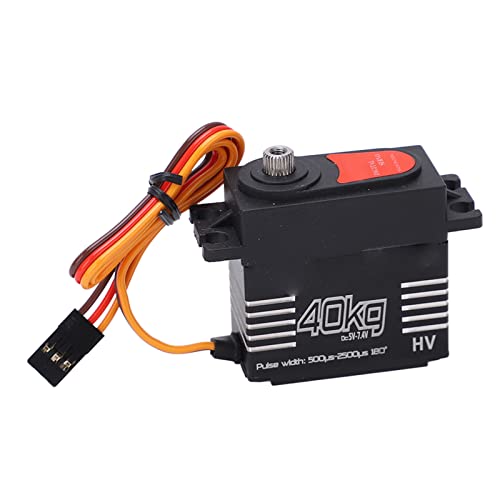 RiToEasysports RC Digital Servo, QY3240MG 40KG Hochdrehwerk RC Motor Servo Metall Getriebe Digital Servo für 1/8 1/10 RC Auto von RiToEasysports