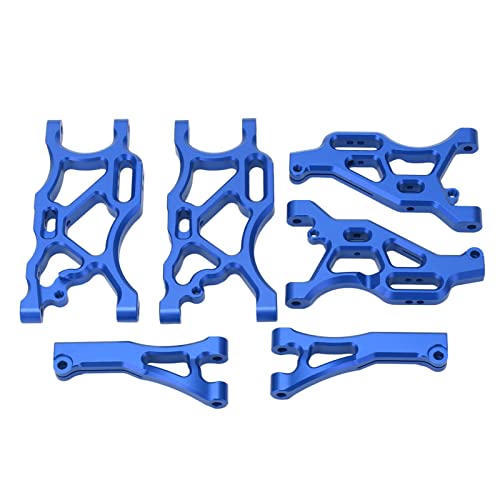 RiToEasysports RC Front Heck -Schwungarme, Aluminiumlegiersuspensionsarm mit Kugelköpfen für Arrma 1/7 Unbegrenzt, Verstoß 6s, Typhon 6s 1/8 RC Auto (Blue) von RiToEasysports