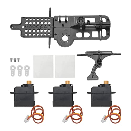 RiToEasysports RC Helicopter Servo -Set, RC Helicopter Servo Schwamm Kissen -Schrauben -Upgrade -Zubehör Pack RC Hubschrauber -Modifikation Zubehör Kit für Wltoys XK K110 K110S RC Hubschrauber von RiToEasysports