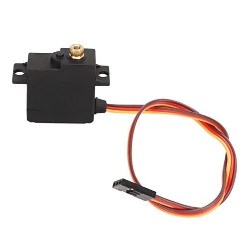 RiToEasysports RC Servo, RC Servo Hohe Genauigkeit 25T 17g Metallgetriebe Servo für 1/16 1/18 RC Autos Boote Roboter von RiToEasysports