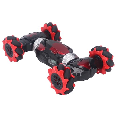 RiToEasysports RC Stunt Car Toys, Multifunktional Stuntauto Vier Fahrräder Rotierende RC -Stunt -Auto mit Leuchtenden Lichtern Musik, was Mehr Spaß und Kreatives Spiel für Bringt (Rot) von RiToEasysports